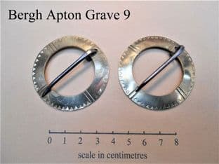 Anglo-Saxon Bergh Apton annular brooch G9 set of 2