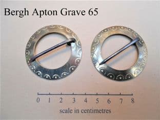 Anglo-Saxon Bergh Apton G65 Annular brooch set of 2
