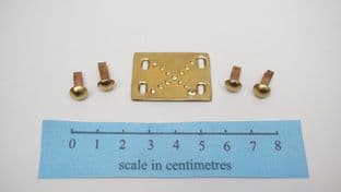 Anglo-Saxon brass belt connector butlers field grave find