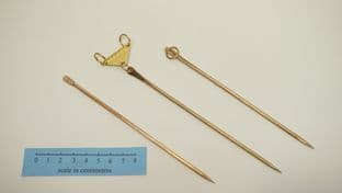 Anglo-Saxon bronze dress pins choice of three designs