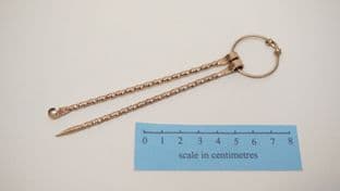 Anglo-Saxon bronze toilet set from Norton Cleveland