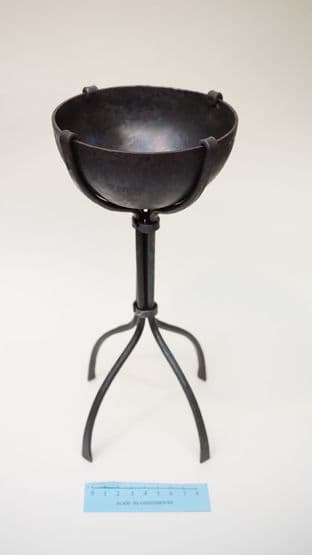 Anglo-saxon broomfield Burial Clobb's row candle holder