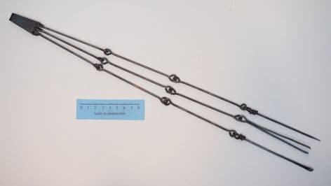 Anglo-saxon chatelaine from Gilton grave 76