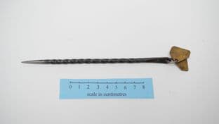 Anglo-Saxon female dress pin from Westgarth Gardens