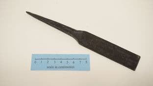 Anglo-Saxon food pricker or sharpening steel Morning Thorpe find