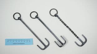 Anglo-Saxon forged steel latch lifters girdle hangers keys Dover Buckland and West Stow