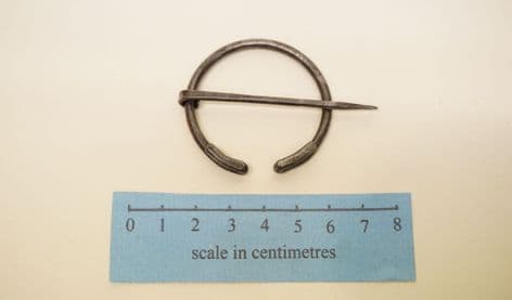 Anglo-saxon fowler D Iron penannular brooch from Butlers Field