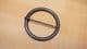 Anglo Saxon plain annular brooch in forged steel Mucking cemetery find 50mm diameter