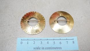 Anglo-Saxon quoit brooch in brass worthy park and Mucking II finds
