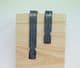 Anglo-saxon style waisted corner brackets in forged steel choice of quantity and length