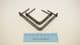 Anglo-saxon style waisted corner brackets in forged steel choice of quantity and length