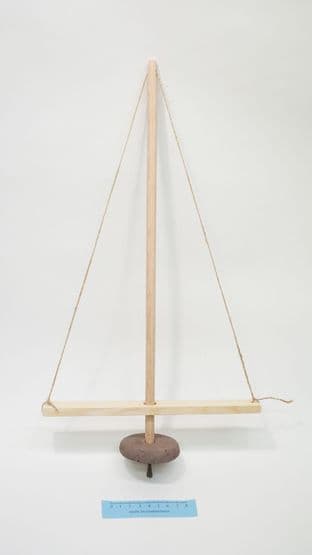 anglo saxon viking roman medieval pump drill ring and dot tip 5mm & pottery whorl