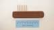 bronze and walnut wood tapestry weaving fork or weft beater choice of 2 sizes