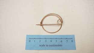 bronze dress fibula 38mm ID to a La Tene early Roman style