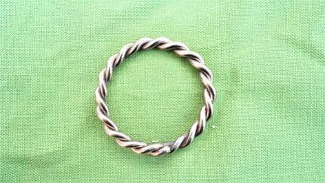 bronze twisted wire finger ring Anglo Saxon and Roman find choice of quantity
