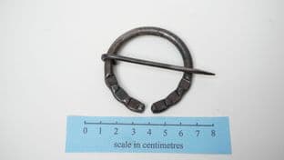 celtic penannular brooch ireland 5-6th century in steel 50mm diameter 6mm thick