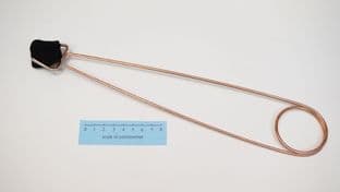 colonial US and 18th century UK ember tongs 12" long