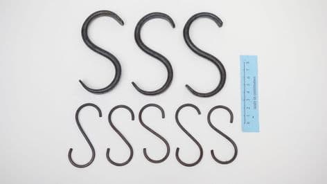 cooking S hooks 10cm and 7cm options