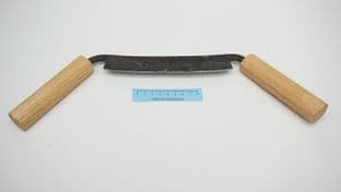 drawknife draw shave anglo saxon viking medieval 6" 150mm long blade  ash wood handles