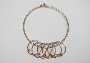 early Anglo-Saxon bronze slipknot chatelaine ring grave 13 Caistor-by-Norwich