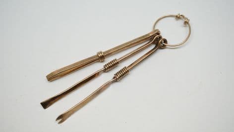 early anglo saxon bronze toilet set from mildenhall suffolk