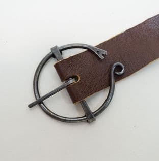 great wyrm iron belt buckle 45mm internal diameter