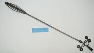 hand forged Distaff from Galve in Sweden Viking period