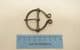 hand forged iron fowler B style  penannular belt buckle 45mm diameter