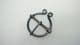hand forged iron fowler B style  penannular belt buckle 45mm diameter