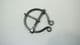 hand forged iron fowler B style  penannular belt buckle 45mm diameter
