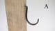 hand forged medieval style wall hooks choice of design
