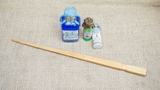 hand made cedrus wand for wizard, witch and warlock use, gift wrapped for your amusement