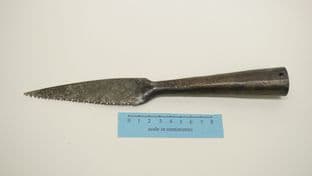 iron age danebury rings socketed spear saw