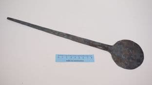 iron age smithing charcoal spoon