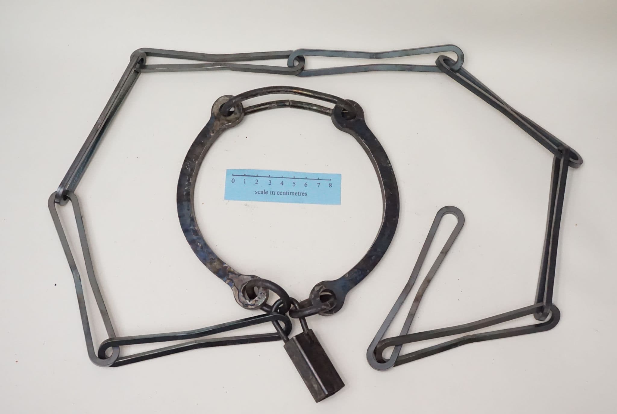 iron age through roman to early medieval slave collar and chain