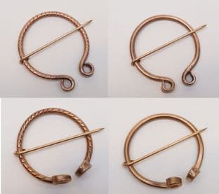 Late Roman and Anglo-Saxon bronze penannular brooches fowler class C and class B