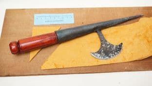 Leather workers combination awl and lunette Nuremberg 1426
