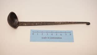medical apothecary or trading steel 25mm diameter cup ladle spoon