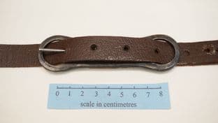 medieval 20mm steel belt buckle Billingsgate find 1350-1400AD