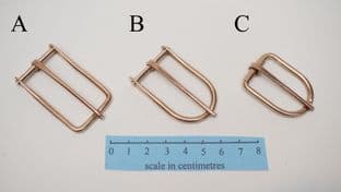 medieval composite bronze belt buckles for a 20mm belt choice of design