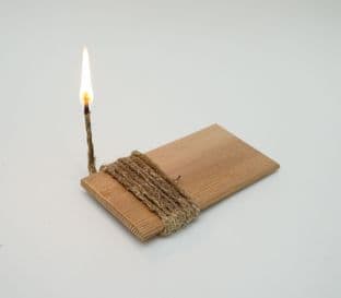 medieval lighting faserdocht based on a german manuscript depiction