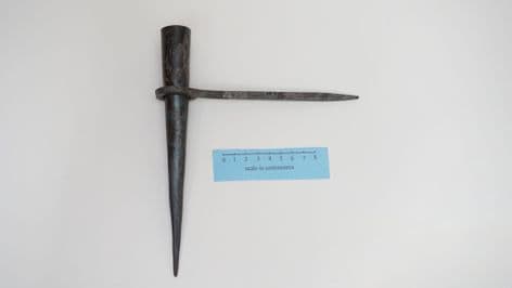 medieval style candle holder and wall bracket