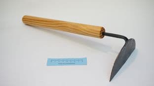 medieval style half round fire ash rake