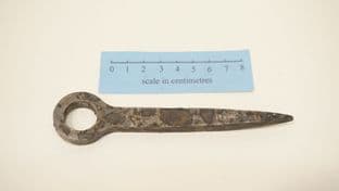 medieval style mill or quern pick metalwork only 5" total length
