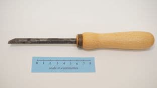 multi period 6mm mortice chisel with beechwood handle and linen ferrule