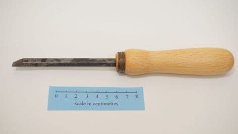 multi period 6mm mortice chisel with beechwood handle and linen ferrule