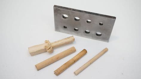 multi period anglo saxon viking roman medieval dowel iron 2x 6-10mm