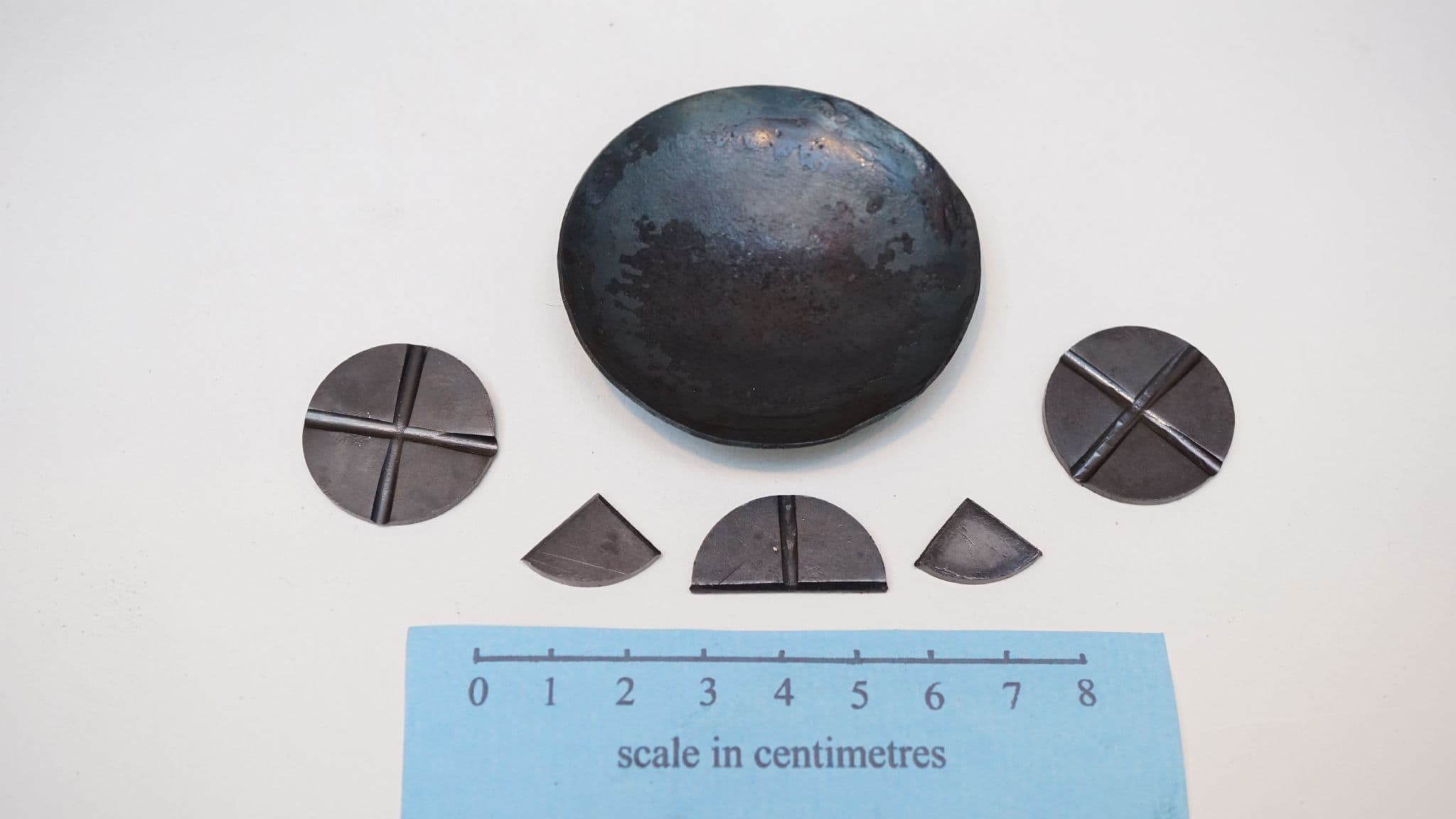 multi period iron scale weights roman to medieval