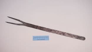 multi period large cooking fork roman to medieval