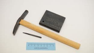 muti period jewellers hammer platten and punch set